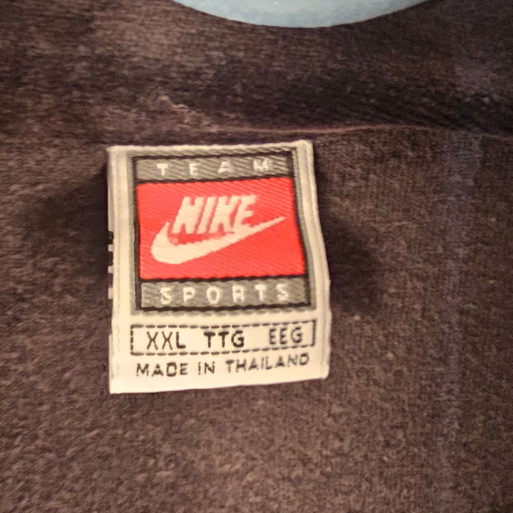 Vintage Nike Mens Black Velour Short Sleeve‎ Full Zip Basketball Jacket XXL - Picture 4 of 5